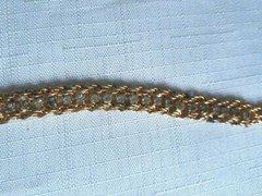 Vintage Gold Tone Tennis Bracelet – 7 Inches. As Pictured