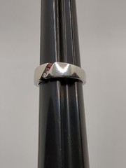 ACTM Vintage Sterling Silver .925 2mm Multi Gemstone Ring Size 7.5