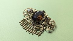rare vintage brooch made in uSSR Czech broch