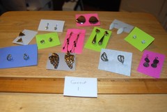 Vintage Retro Ear Rings, 1970s, 1980s 1990s, GROUP 1, priced per or the lot