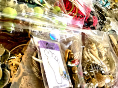 1/2LB Jewelry TREASURE Estate Lot with a Boho, Beach, Gypsy Theme ALL WEARABLE