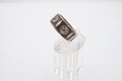 Vintage Sterling Silver 925 Ring Band Size 7.5 9mm