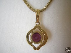 Necklace & Pendant Gemstone Theodor Klotz 5.1 G/44.5 Cm/2.2 X 1.1 Cm