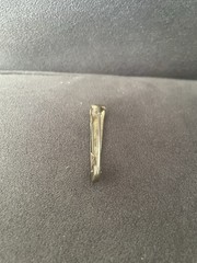 VINTAGE STERLING SILVER BABY DIAPER PIN unmarked No Brand