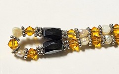 Vintage Magnetic Cloisonne Wrap Adjustable Bracelet One Size Fits All
