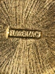 VTG Florenza Signed Pocket Watch Locket Pendant Multi Chain Necklace