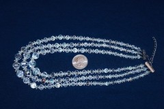 LOT of 2 Vintage 2 & 3 Strands 1950’s Aurora Borealis Necklaces – Never Worn!!