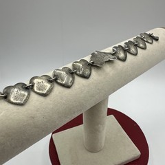 Antique WWII Sweetheart Sterling Silver Bracelet. Tested. 13.4 G.See pics.