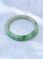 MADE IN-HOUSE Certifiable Grade-A Untreated Burmese Jadeite Jade Bangle (52.2mm)