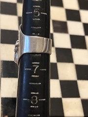 OLD PAWN REVIVAL CAROL FELLEY STERLING STORYTELLER s6 RING 925 040319@