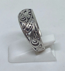 Vintage rings made of 925 silver, Size 9.25 . Weight 3.51 g.Jewelry from Ukraine