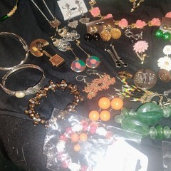 Vintage, MCM, Art Deco, Bakelite, Silver Jewelry