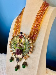 RARE & RETIRED! “NEW SCARAB IN TOWN” By Heidi Daus Egyptian Revival Style!