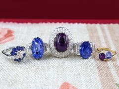 17.11Ct Ceylon Sapphire and 0.50Ct Diamond Platinum Cocktail Ring Circa 1950