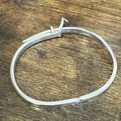 Vintage Mexico Sterling Silver 925 Belt Style Bangle Bracelet – Adjustable Size
