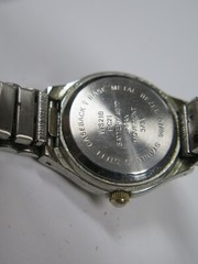 Wristwatch Watch Quartz WS21B PC21 White Face MZ Berger Japan Vintage NON runnin