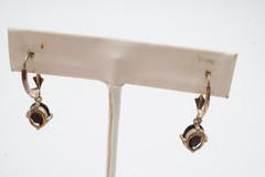 Vintage Sterling Silver 925 Black Onyx Earrings B8