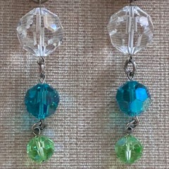 Vintage Statement Drop Clip-On Earrings