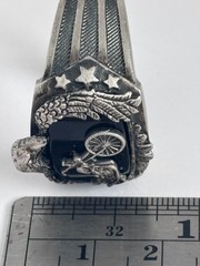 Harley Davidson BGE Sterling Silver “Ride Hard Live Free” Ring | Size 14, 22g