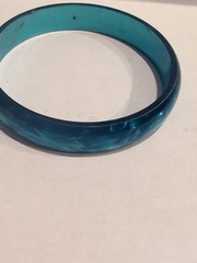 Vintage Bracelet Cuffs, Mix, Acrylic,Metal, 6 Pieces, Retro