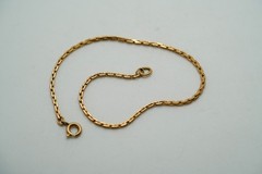 Vintage 12k Gold Filled Bracelet 7.5″ x 2mm JB48