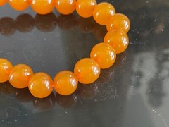 Vintage Natural Amber 36 Beads Necklace 37 Grams