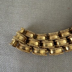 Rare Ciner MMA Museum Of Modern Art Necklace Collar Link Panther *455
