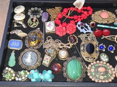 Vintage Rhinestones Designer Costume Jewelry Lot