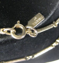 Paradise Brand Necklace Panel Chain 56 in Jewelry VTG Goldtone Cocktail Lariat
