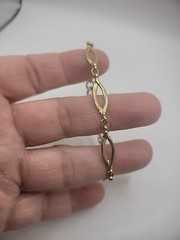 Vintage Sarah Coventry Womens Bracelet Gold Tone Links Dainty Wedding
