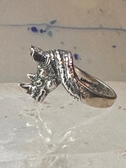 Vintage Rhinoceros ring size 5.50 Kabana rhino band sterling silver pinky women
