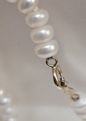 Vintage 10k Gold Pearls Necklace Bracelet Earrings Princess Pride Creations MCM