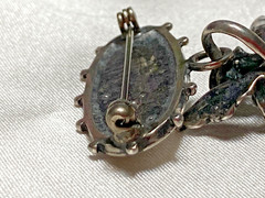 Exceptionally Rare T Foree Sterling Silver “BABY” Angel Cherub Victorian Brooch