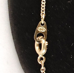 Vintage Nakagawa Co. Gold Tone Chain Japanese Necklace 18″ Spring Ring – Signed