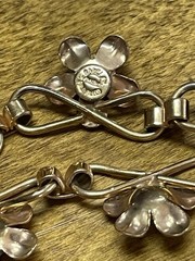 Vintage Barclay 1/20 12kt G. F. Floral Rhinestone Necklace