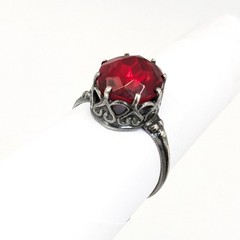 Vintage Luxury Soviet RING Silver⭐875 stamp Star USSR -size: 8US (18.5mm) UA #97