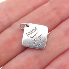 Tiffany & Co. Sterling Silver Vintage Nike Women’s Marathon 2007 Mini Pendant