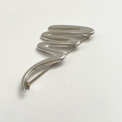 Tiffany & Co Paloma Picasso 925 Sterling Silver Abstract Zig Zag Scribble Brooch