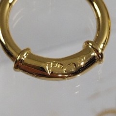 Vintage Jackie Collins Earrings Dangle Hoop Rhinestones Black Enamel Pierced