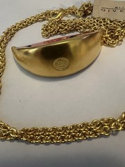 Vintage GIVENCHY Paris New York Red Watermelon Slice Necklace NWT