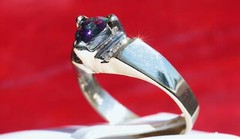 14k yellow gold sz-7.5 ring 1.12ct Mystic treated topaz diamond 4.3gr N2341E