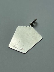 Vintage Wells Sterling Royal Flush Sterling Silver Charm/ Pendant (925)