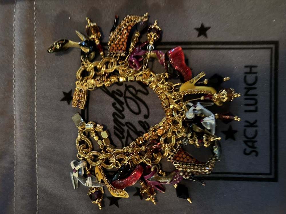 Lunch At The Ritz HEELS Bracelet; New, Never Worn & RARE!!!!