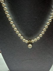 Vintage Faux Pearl Necklace