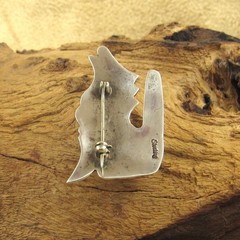 Vintage Sterling Silver Coyote Pin