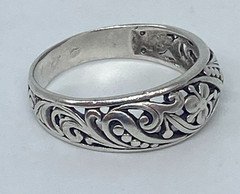 Vintage rings made of 925 silver, Size 9.25 . Weight 3.51 g.Jewelry from Ukraine