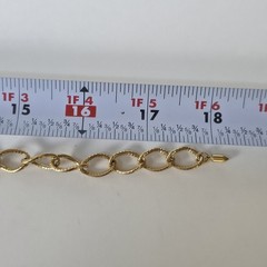 Vintage AVON Necklace Etruscan style Essential Treasures Gold Tone Choker Read