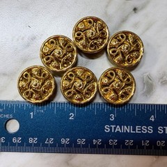 Vintage Clip Button Covers Lot of 21 – NONY Signed Swirl Set + Rhinestones