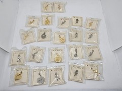Vintage Lot NOS New Unused CORO Necklace Jewelry Pendants w/Original Packaging