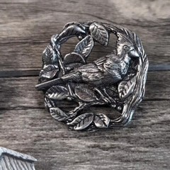 3 Vtg Birds And Blooms Limited Edition ’97 ’99 Cardinal Birdhouse Lapel Brooch